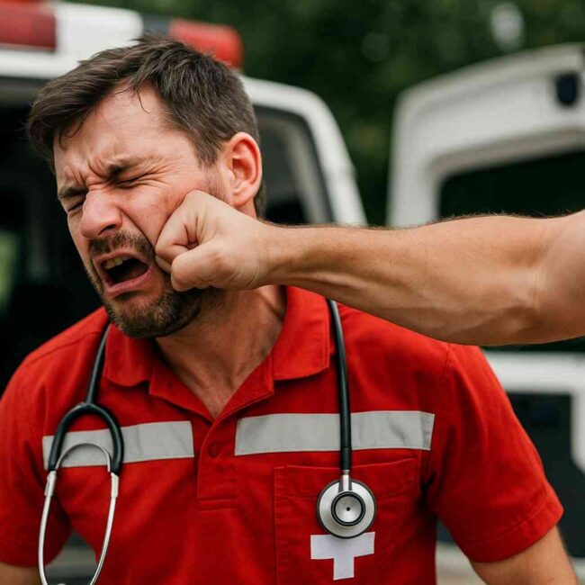 תאונת עבודה של פרמדיק