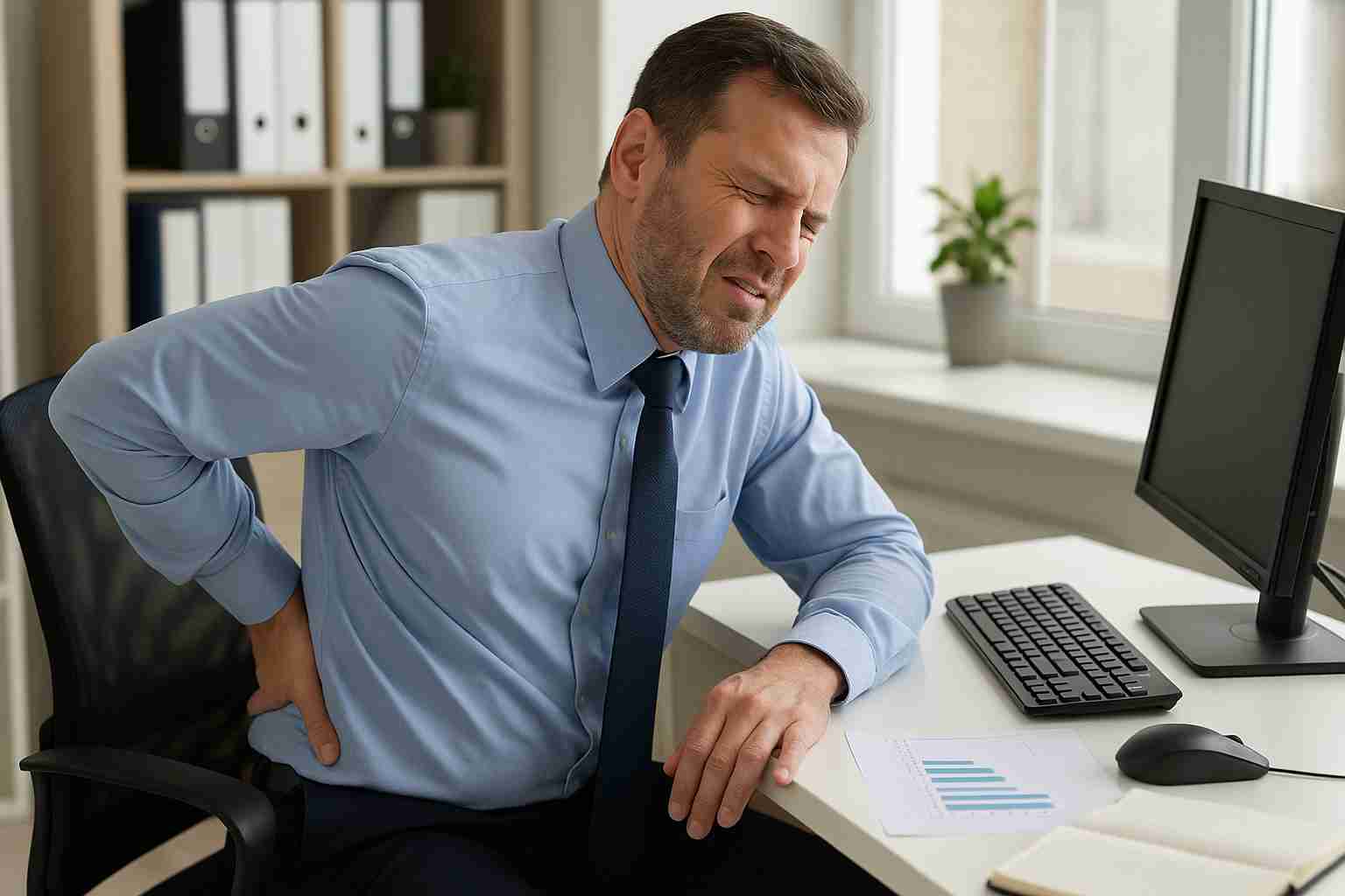 תאונת עבודה של בנקאי